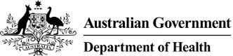 Logo of Australian Government Department of Health