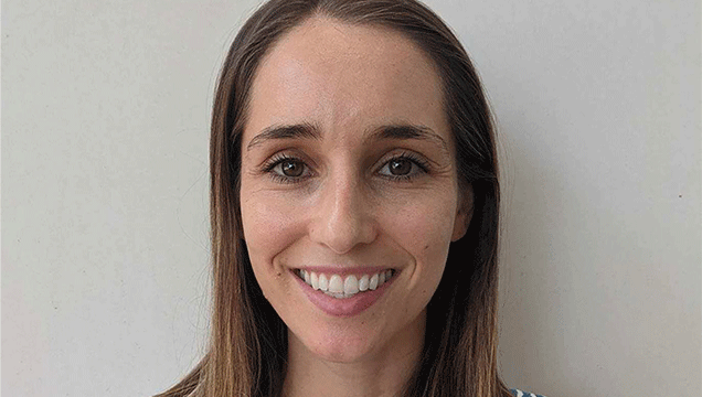 a photo of Dr Cassandra Wright looking straight at the camera